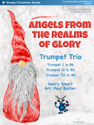 Book cover for Angels From The Realms Of Glory (Trumpet Trio)