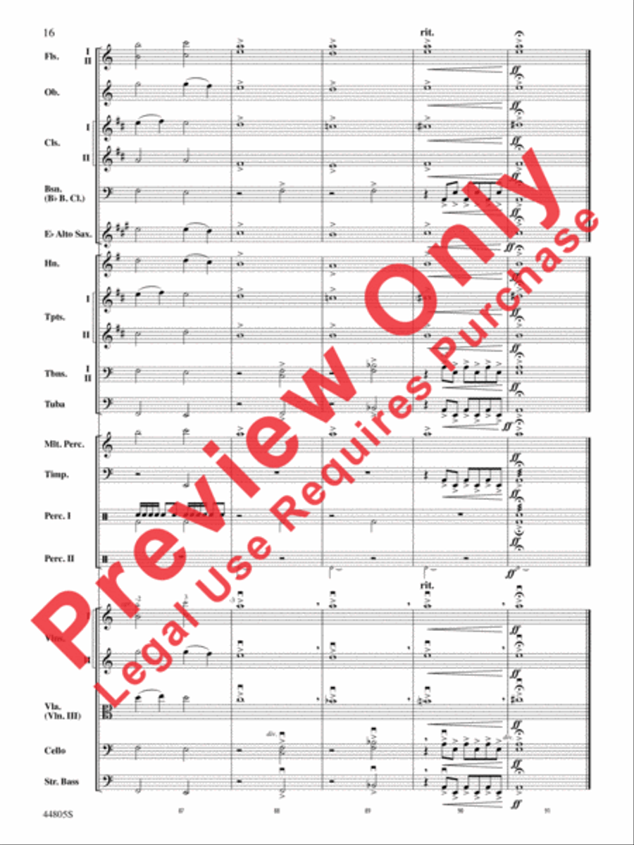 Realms of Endless Day Full Orchestra scores gallery preview page 33