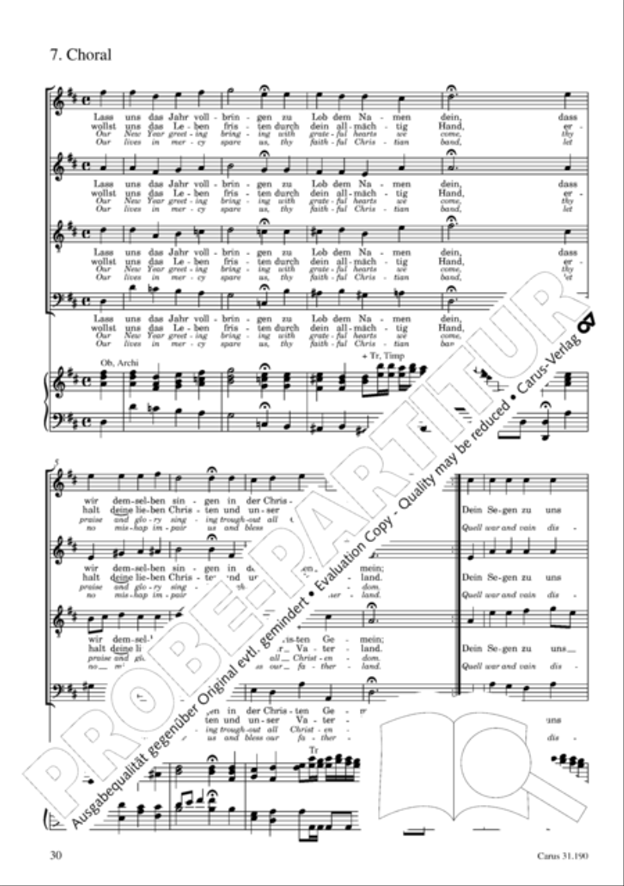 Sing to the Lord a new song (Singet dem Herrn ein neues Lied) ATB scores gallery preview page 31