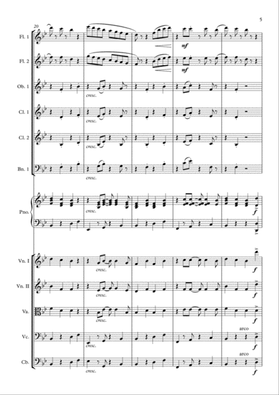 Under The Sea Chamber Orchestra scores gallery preview page 6