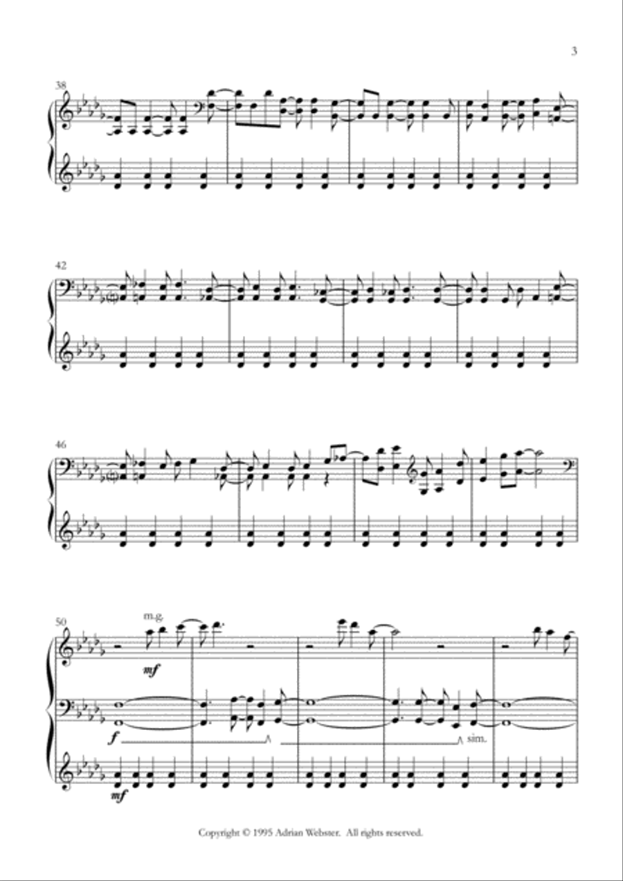 Comfort Women - CrusaderBeach - Beautiful Reflective Piano Solo Piano Solo scores gallery preview page 3