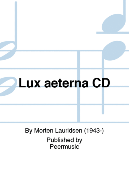 Lux aeterna CD