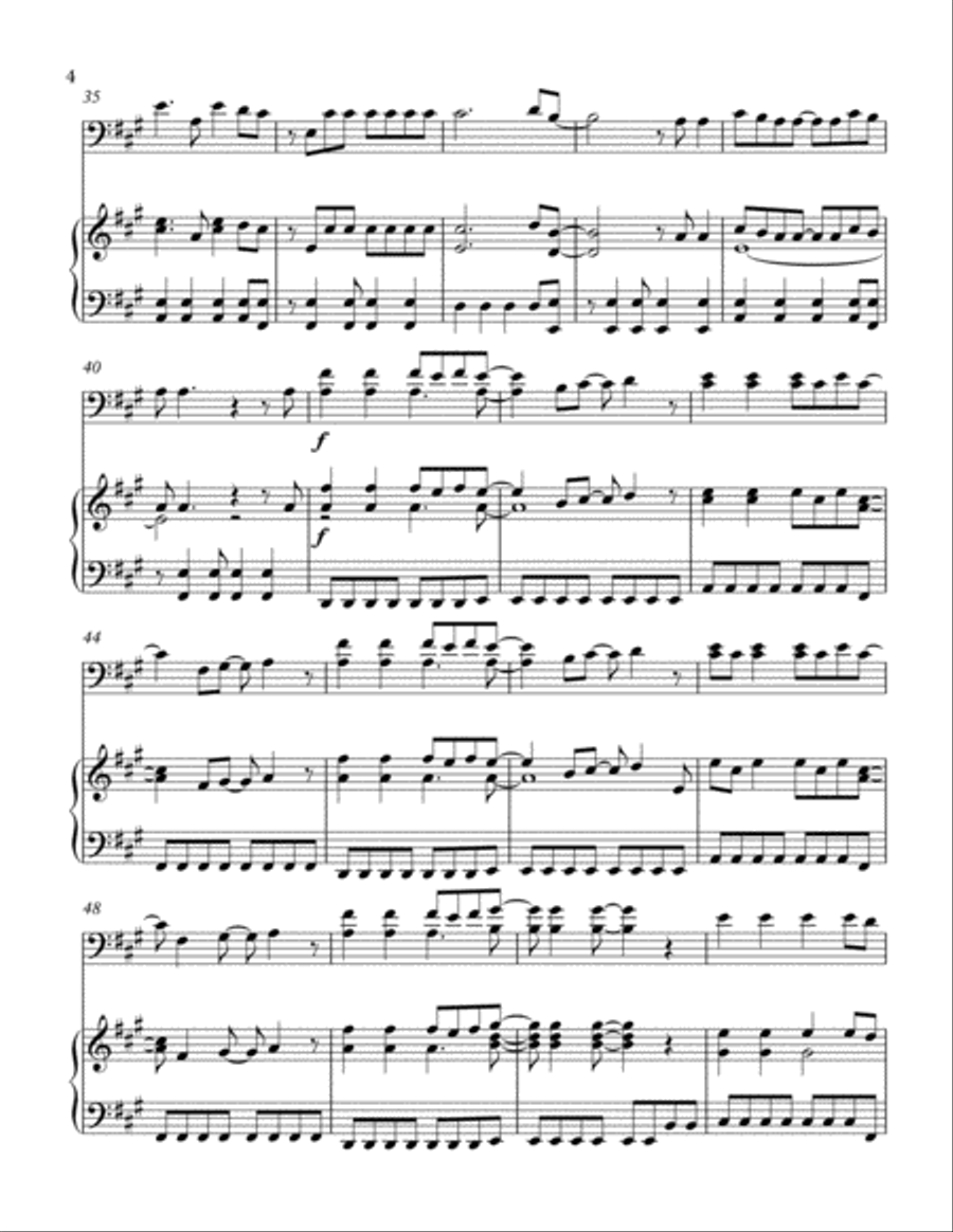 Viva La Vida Piano scores gallery preview page 4