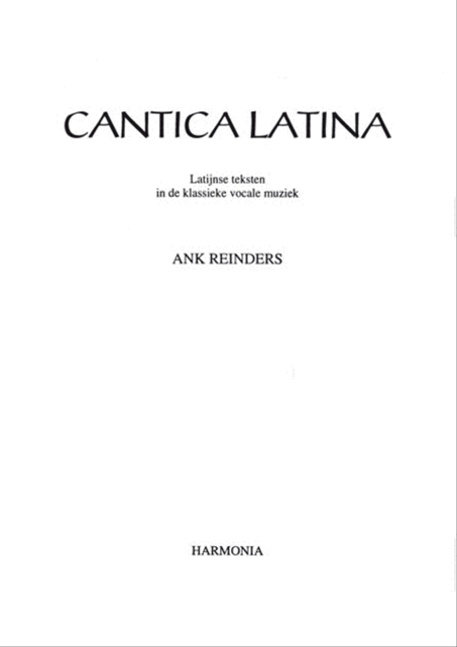 Cantica Latina Voice scores gallery preview page 1