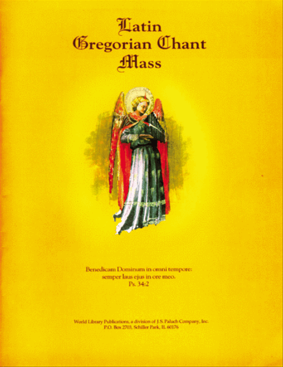 Latin Gregorian Chant Mass Accompaniment Mass scores gallery preview page 1