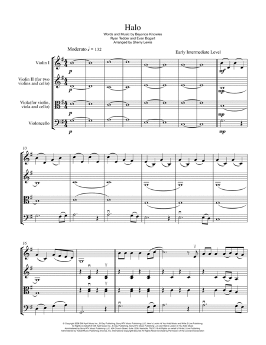Halo String Trio scores gallery preview page 4
