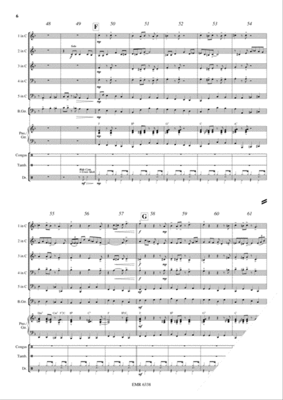 A Merry Christmas Concert Band scores gallery preview page 7
