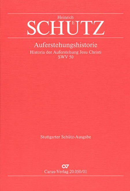 Historia der Auferstehung Jesu Christi (Account of the Resurrection of Jesus Christ) (Histoire de la Resurrection du Christ)