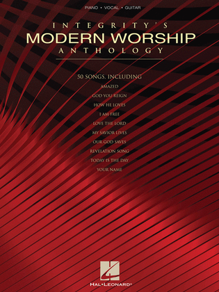 Book cover for Integrity's Modern Worship Anthology