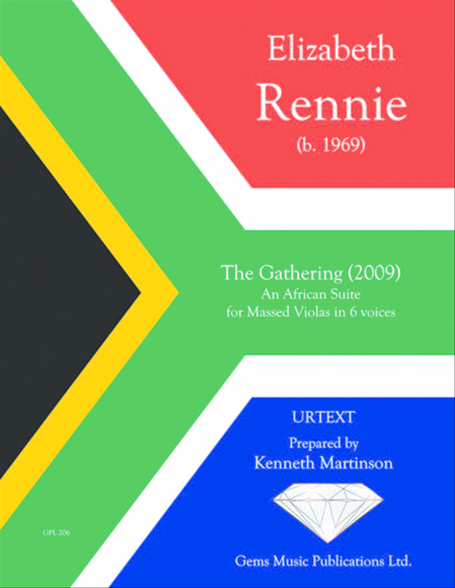 The Gathering- An African Suite for Massed Violas in Six Voices (2009) Voice scores gallery preview page 1