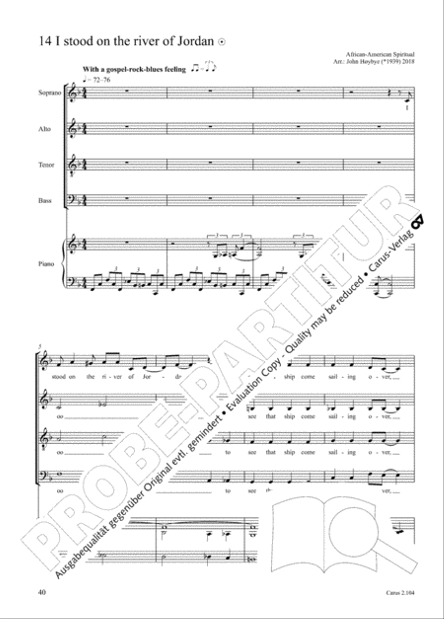 Hallelujah. Gospels and Spirituals for mixed choir Mixed Choir scores gallery preview page 28