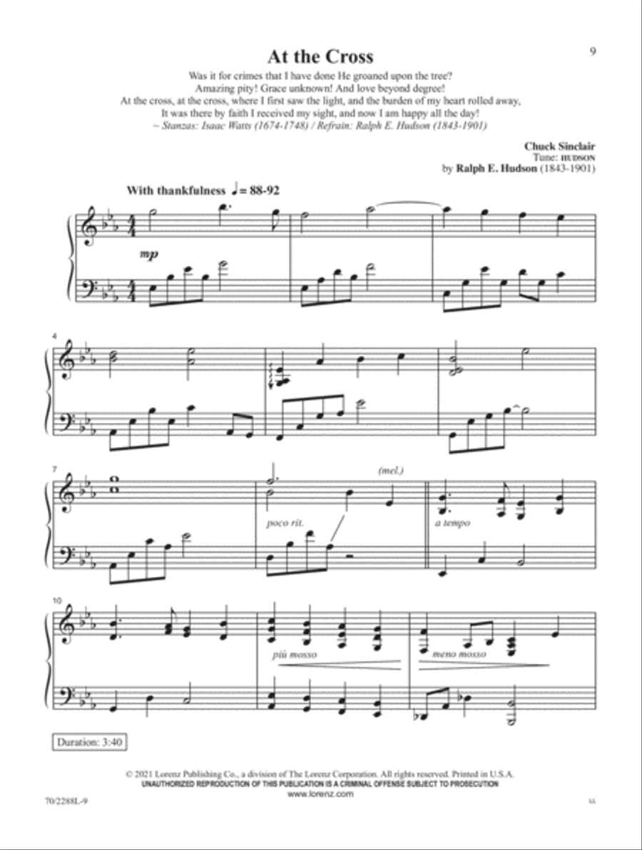Cherish the Cross Cherish the Cross Piano Solo scores gallery preview page 4
