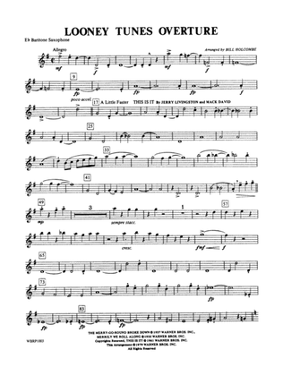 Looney Tunes Overture: E-flat Baritone Saxophone