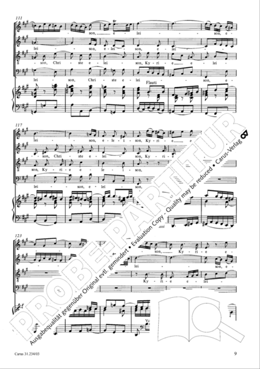 Mass in A major Mass in A major 4-Part scores gallery preview page 12