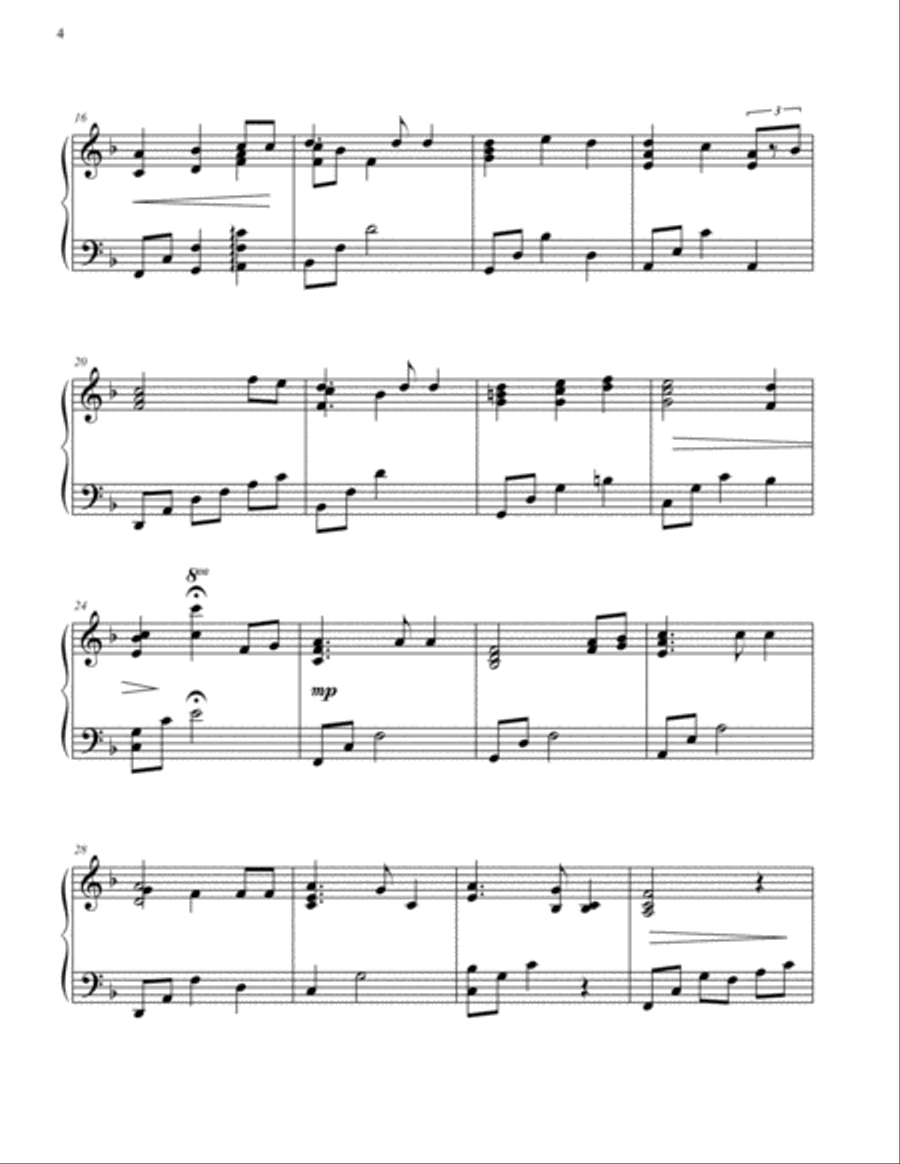 Surrender - 7-Hymn late intermediate/early advanced Piano Solo Collection Piano Solo scores gallery preview page 4