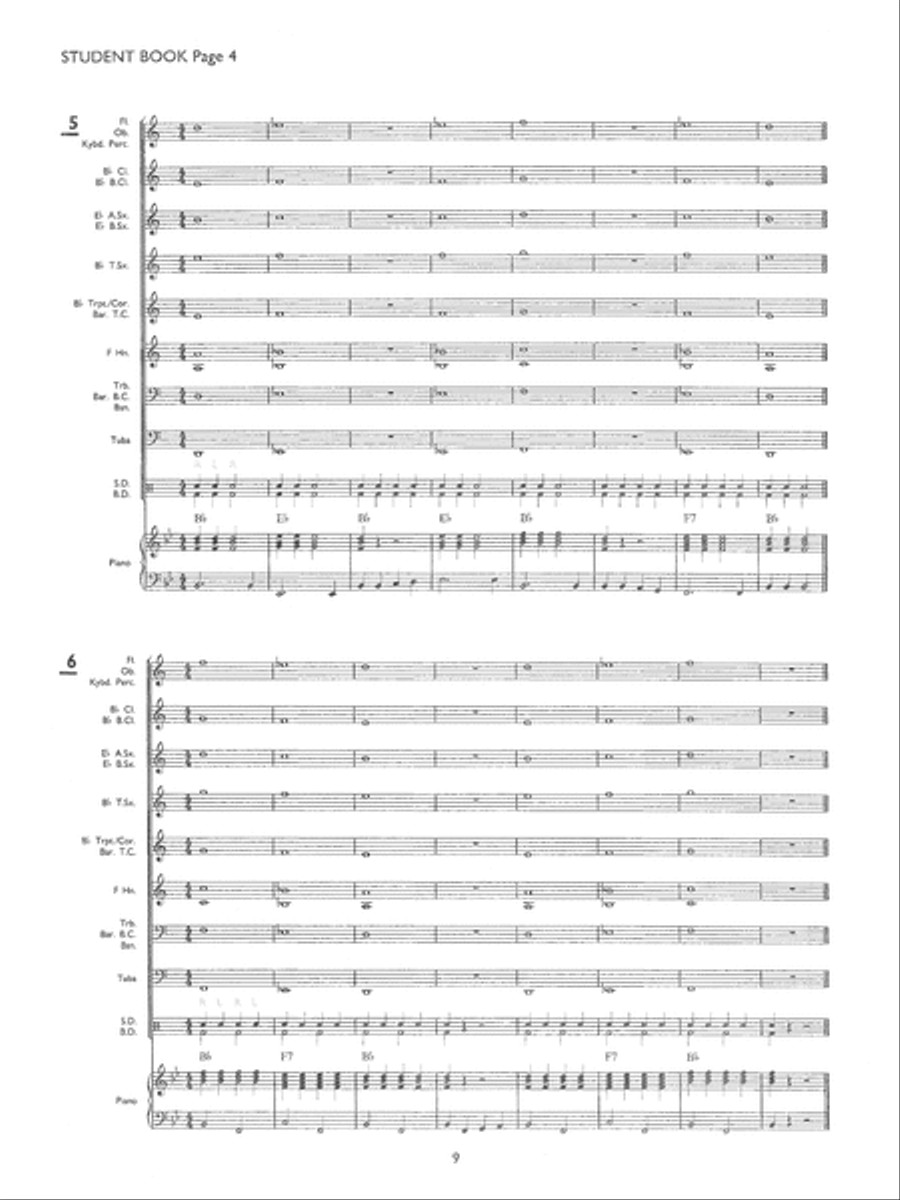 Yamaha Band Student, Book 1 Concert Band Methods scores gallery preview page 10