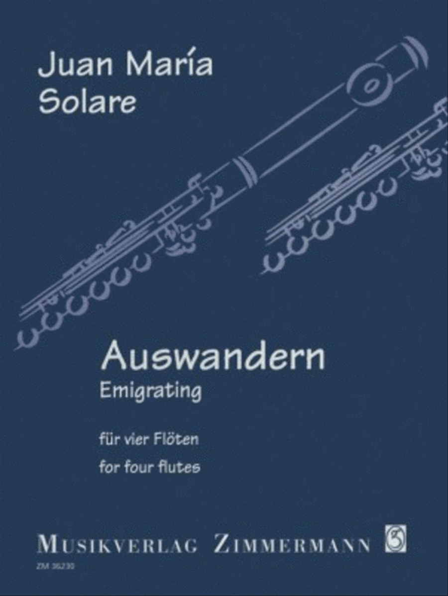 Emigrating Flute Quartet scores gallery preview page 1