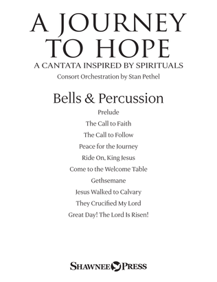 Book cover for A Journey To Hope (A Cantata Inspired By Spirituals) - Bells & Percussion
