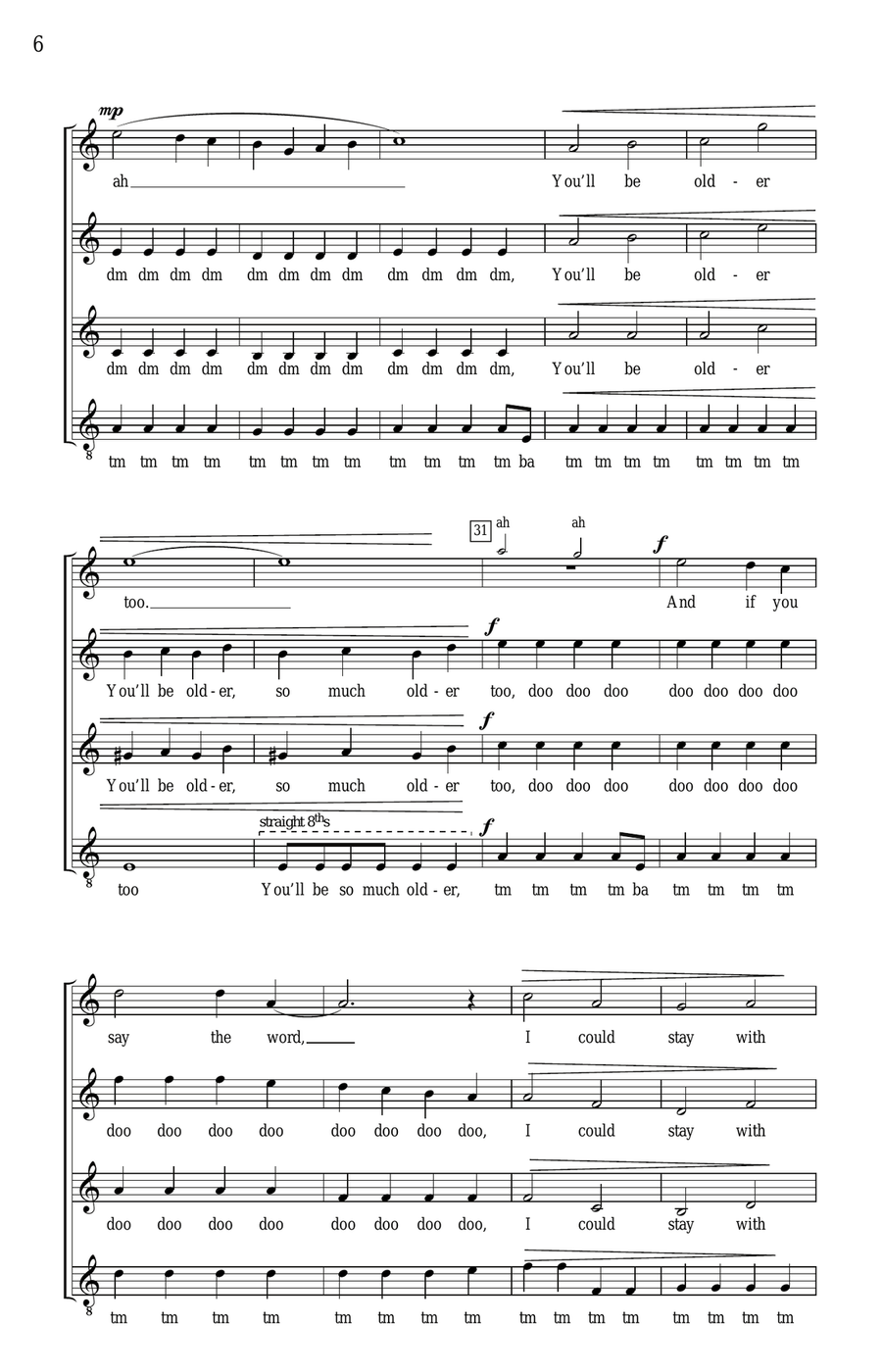 When I'm Sixty-Four SSA scores gallery preview page 4