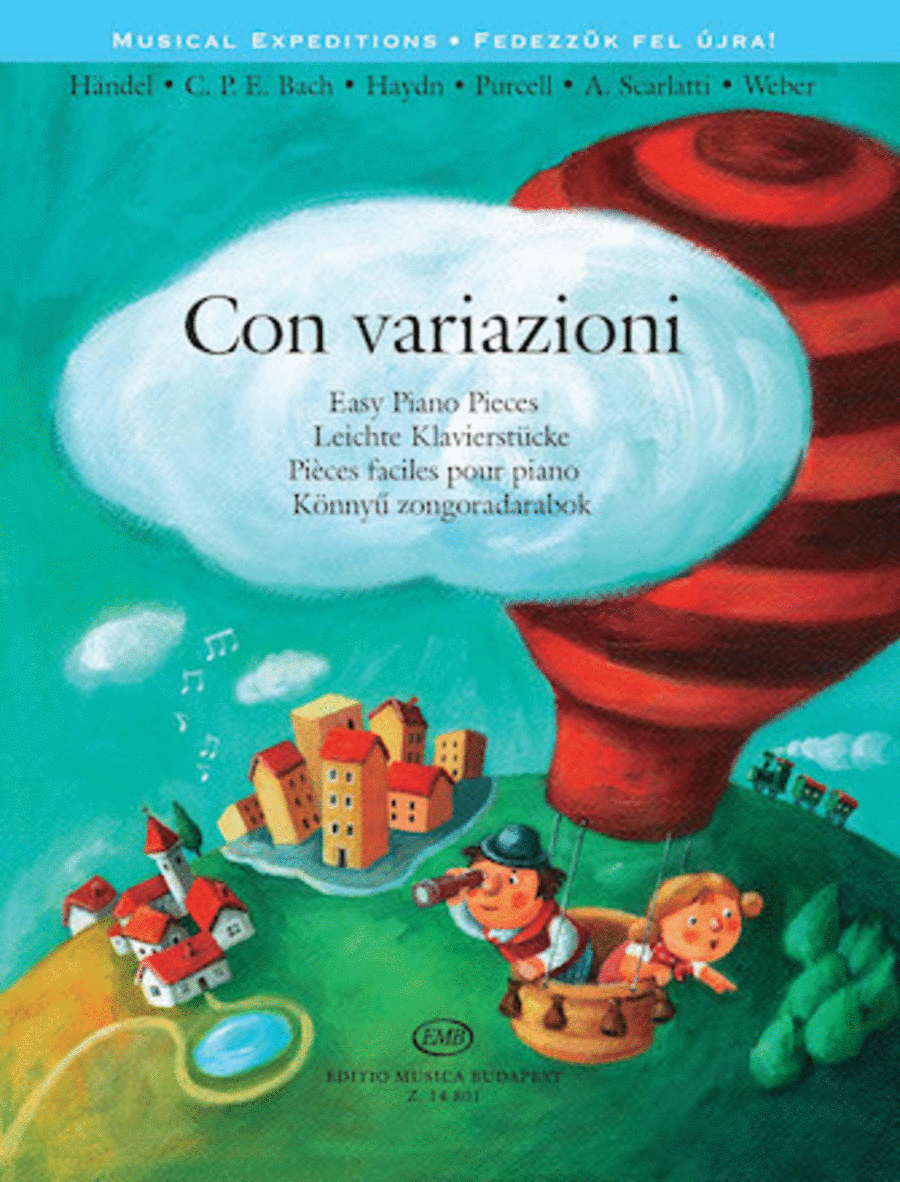 Con Variazioni Easy Piano scores gallery preview page 1