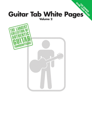 Book cover for Guitar Tab White Pages, Volume 2