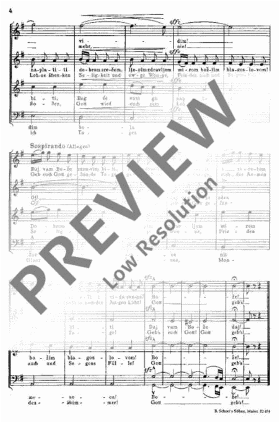 Sechs serbische Volkslieder 4-Part scores gallery preview page 5