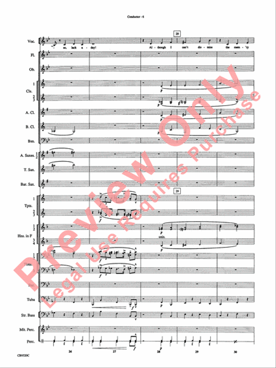 But Not for Me Concert Band scores gallery preview page 8