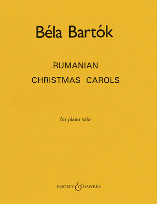 Book cover for Rumanian Christmas Carols