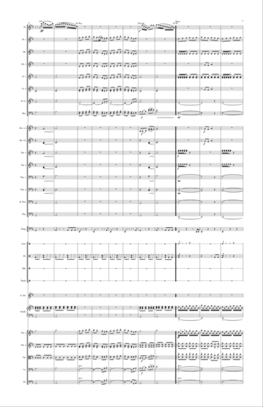 Fooling Yourself (the Angry Young Man) Full Orchestra scores gallery preview page 3