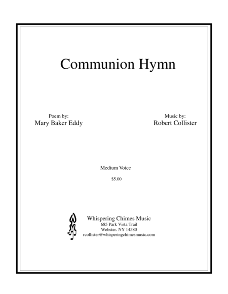 Communion Hymn medium voice image number null