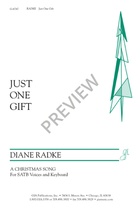 Book cover for Just One Gift