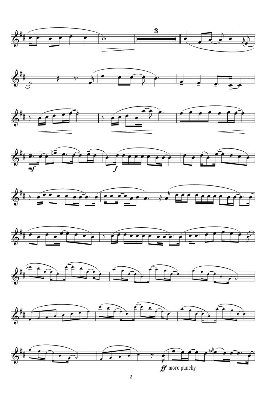 Careless Whisper Alto Saxophone scores gallery preview page 2