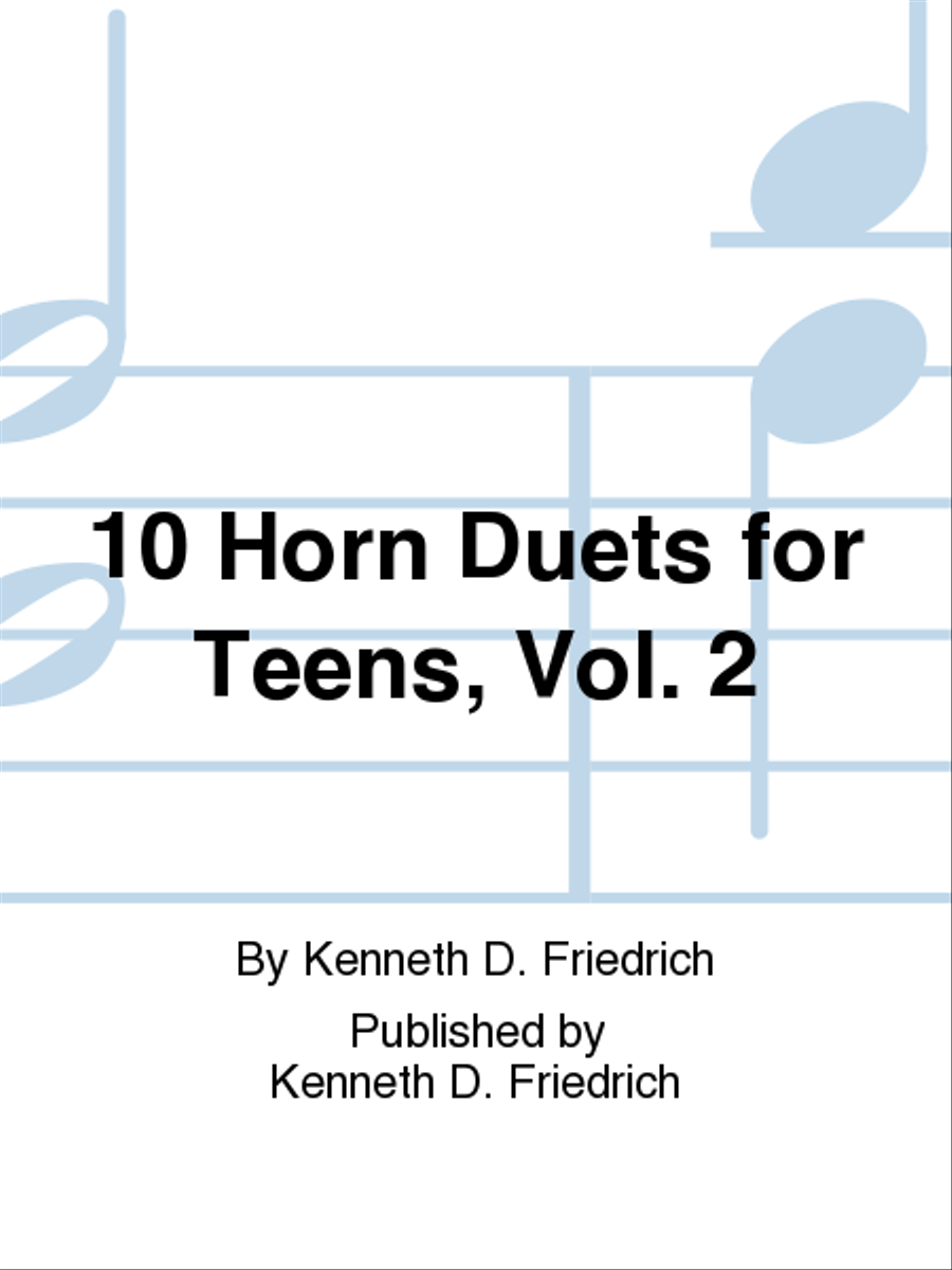 10 Horn Duets for Teens, Vol. 2 Brass Duet scores gallery preview page 1