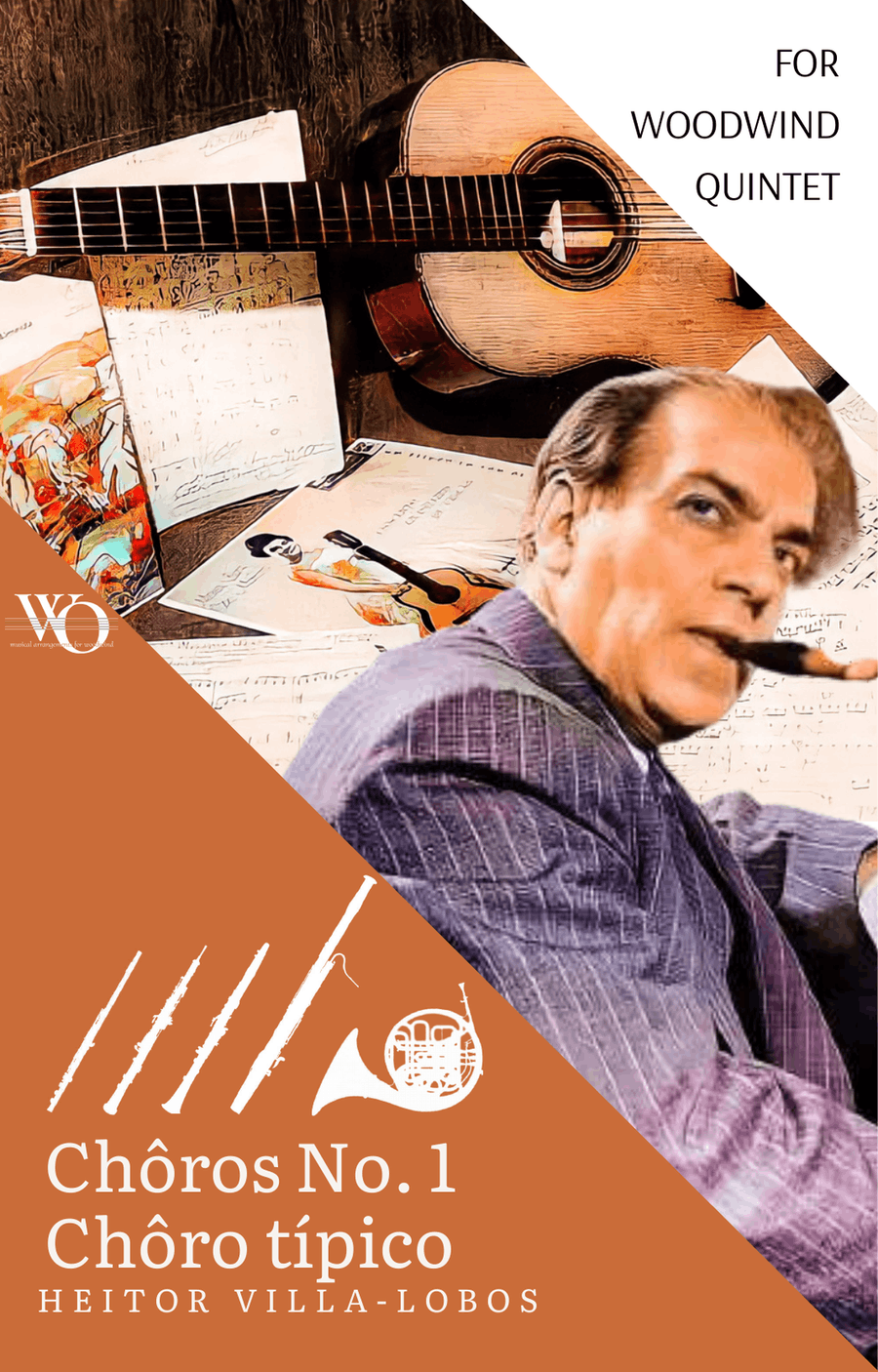Choros No 1 Small Ensemble scores gallery preview page 1