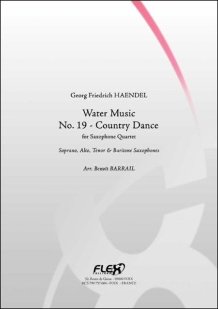 Water Music, No. 19 - Country Dance