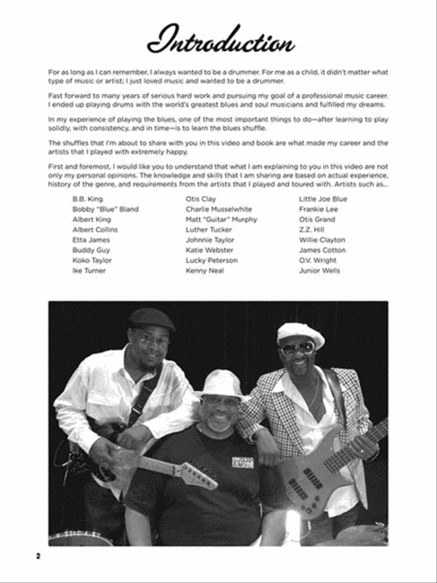 Tony Coleman - Authentic Blues Drumming Drums scores gallery preview page 4