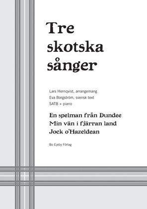 Book cover for Tre skotska sånger