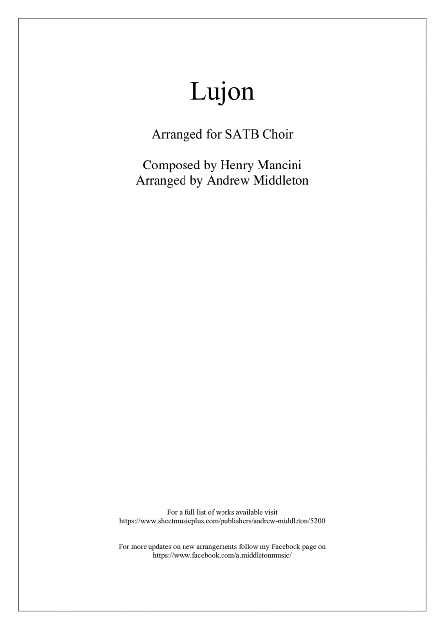 Lujon 4-Part scores gallery preview page 1