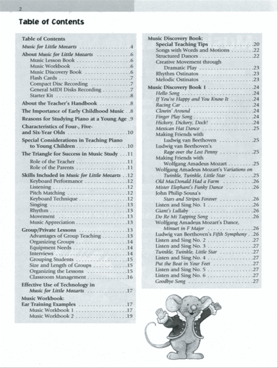 Music for Little Mozarts Teacher's Handbook, Book 1 & 2 Piano Method scores gallery preview page 7
