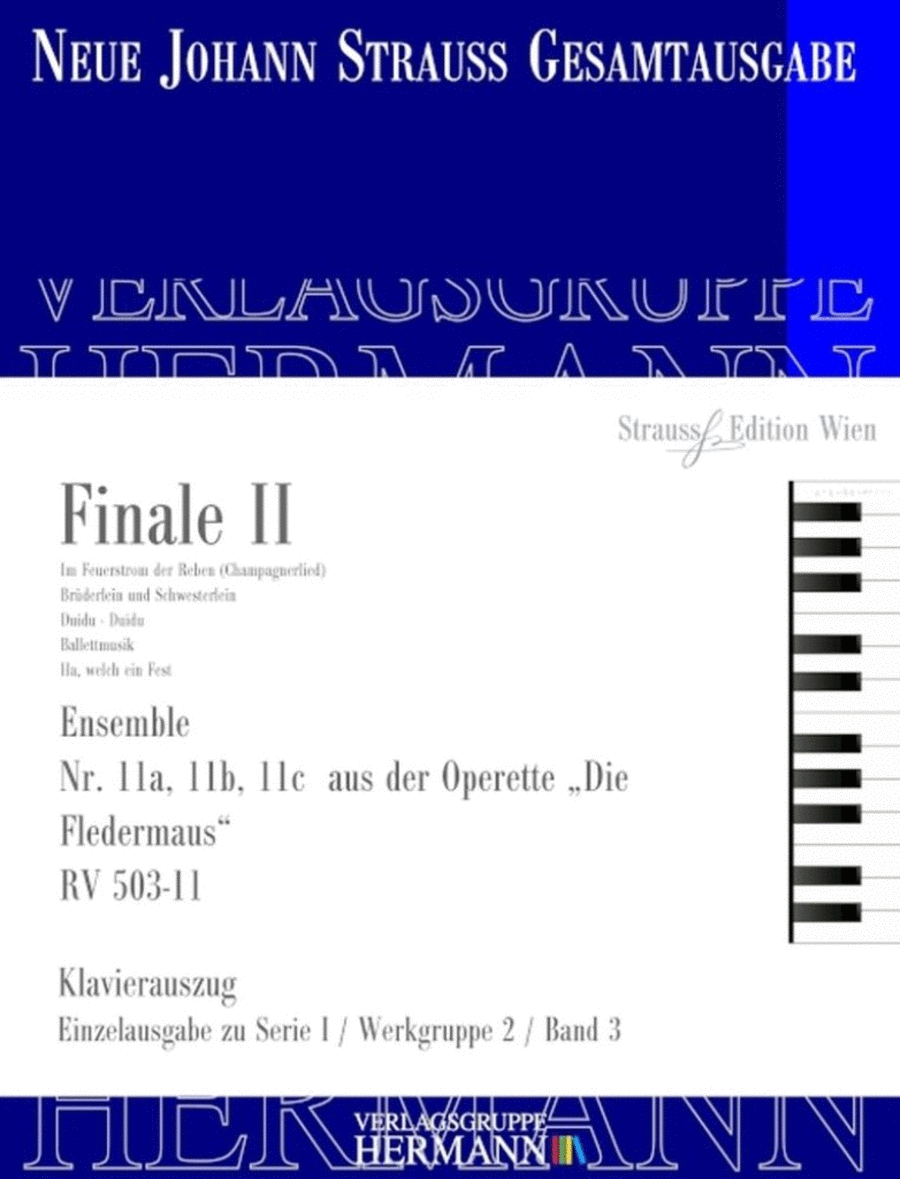 Die Fledermaus - Finale II (Nr. 11) RV 503-11a Choir scores gallery preview page 1