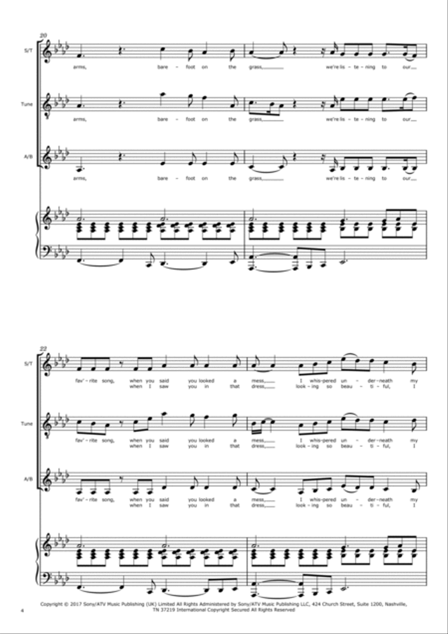 Perfect Perfect 3-Part scores gallery preview page 4