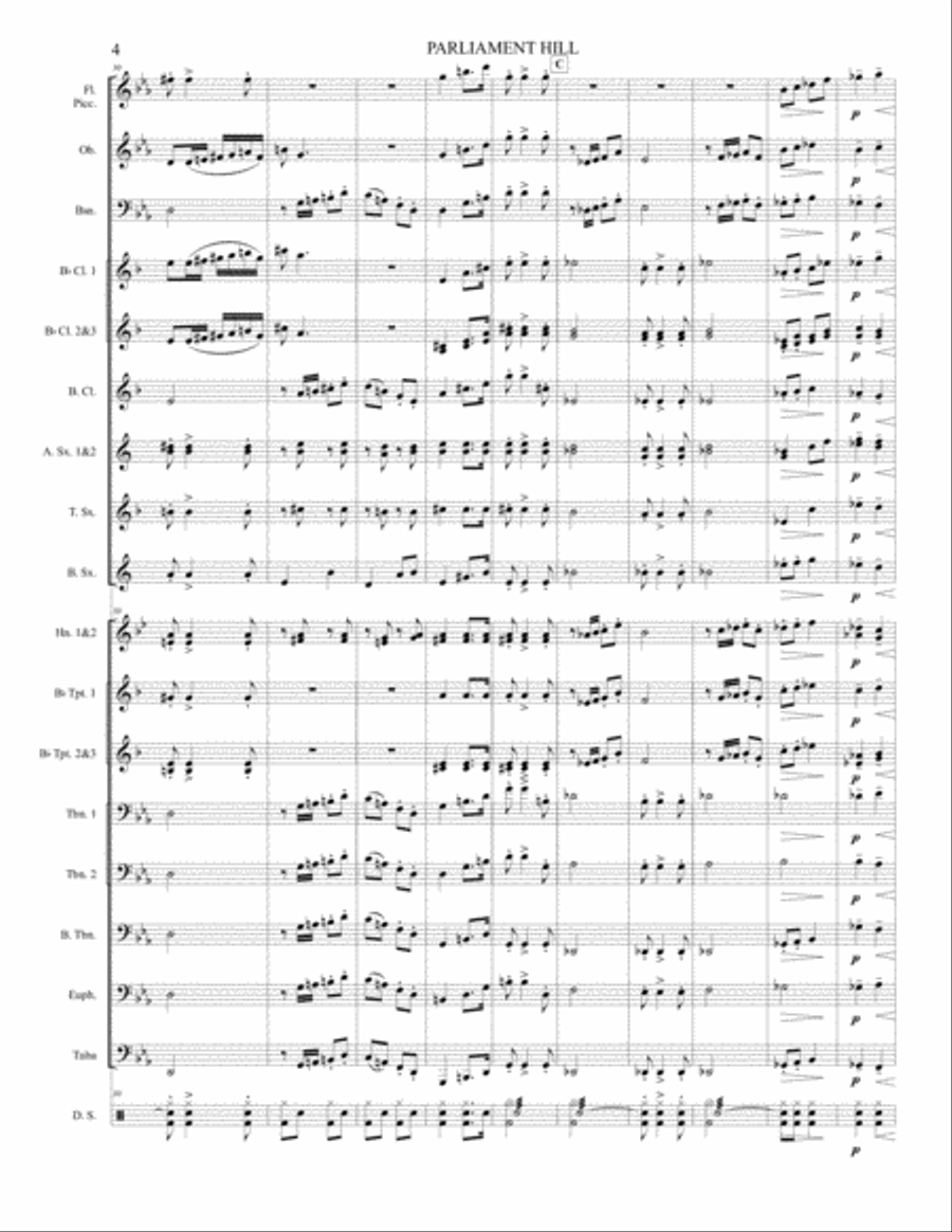 Parliament Hill Parliament Hill Concert Band scores gallery preview page 5