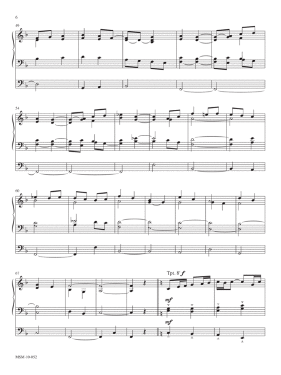 Melodic Suite Organ scores gallery preview page 4