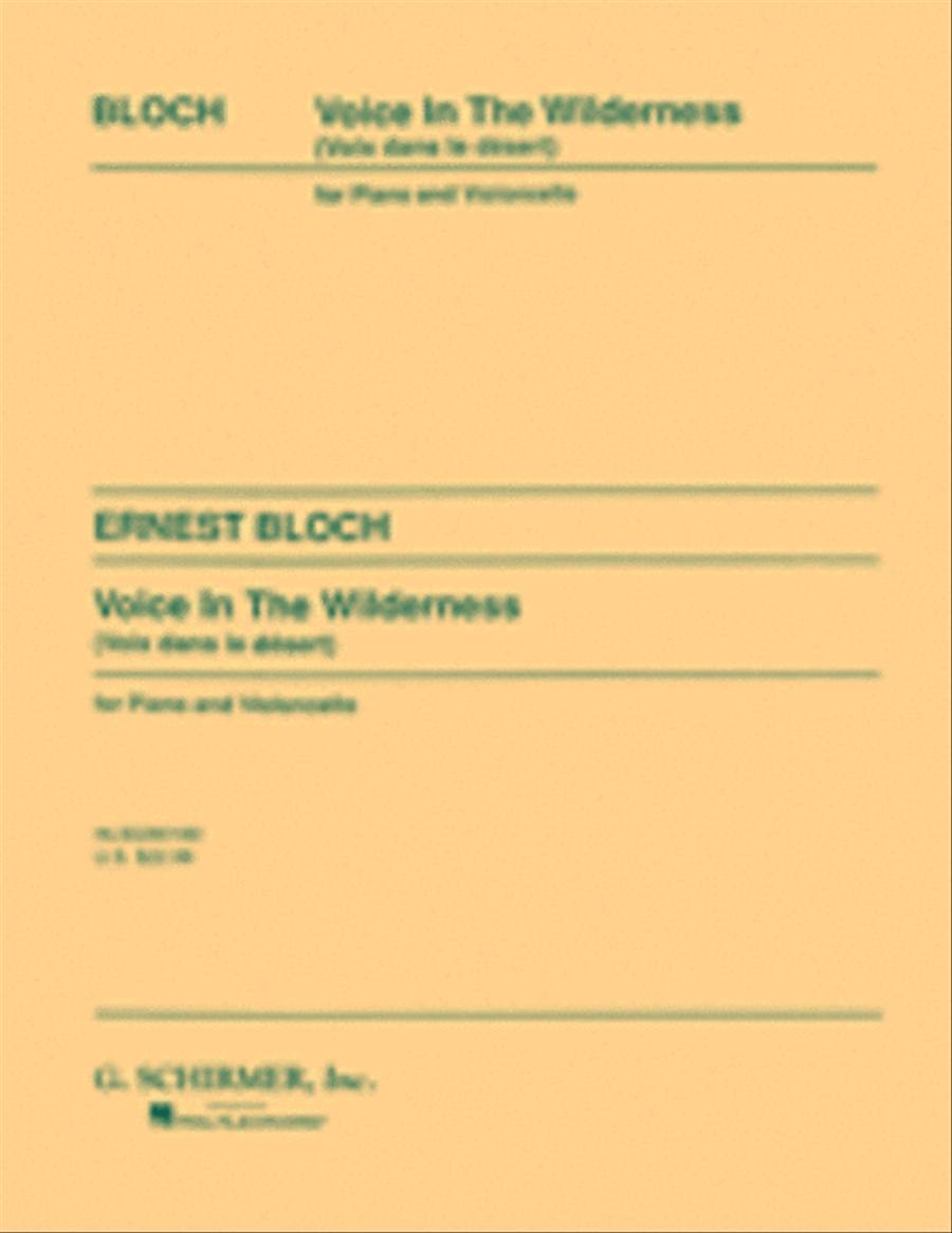 Voice in the Wilderness Voice scores gallery preview page 1