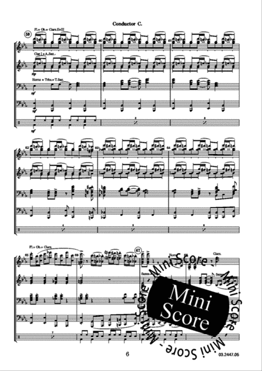 Happy Days Are Here Again Big Band scores gallery preview page 37