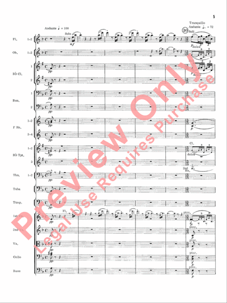 William Tell Overture Full Orchestra scores gallery preview page 8