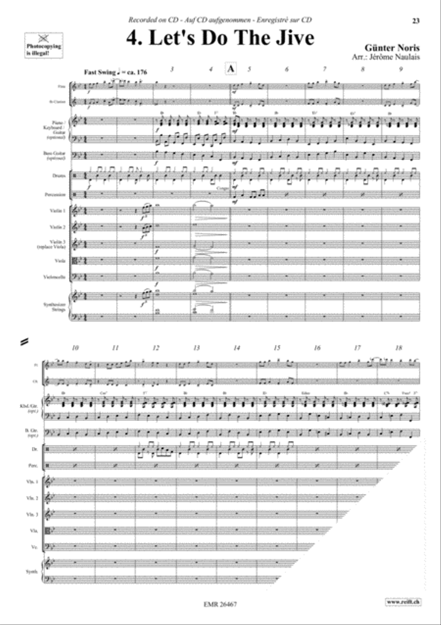 Let's Dance Volume 3 Woodwind Ensemble scores gallery preview page 6