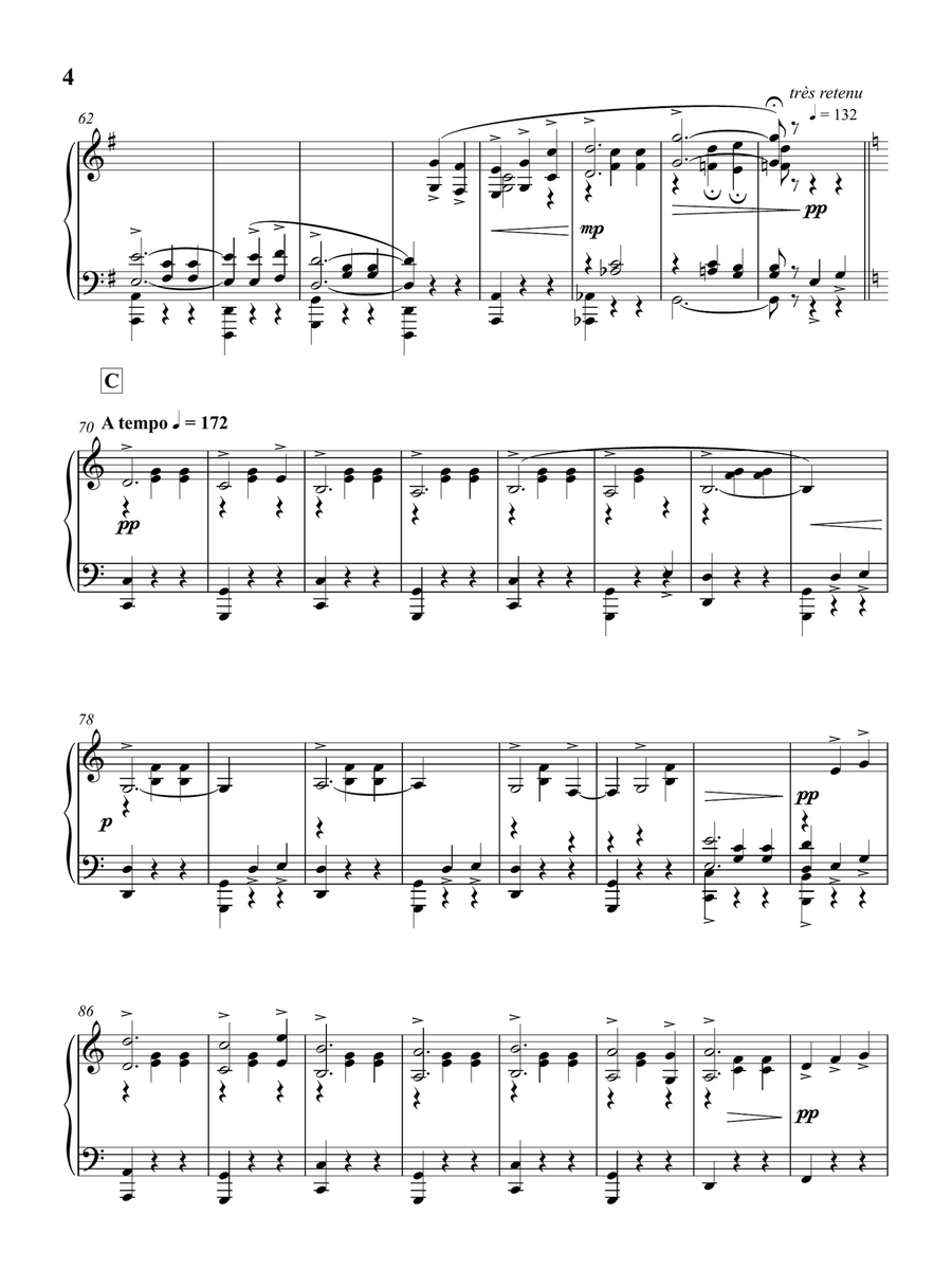 Je Te Veux (I want you) - for Piano Solo (EARLY INTERMEDIATE) Piano Solo scores gallery preview page 5