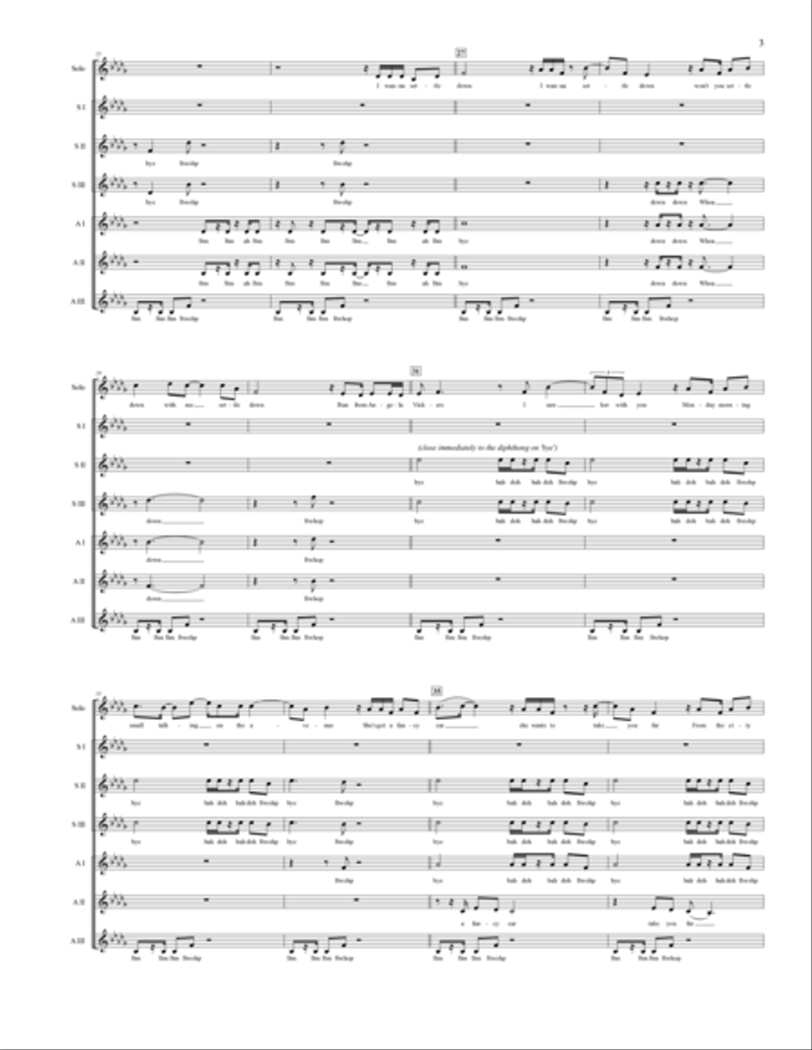 Settle Down Settle Down SSA scores gallery preview page 4