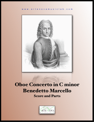Book cover for Oboe Concerto in C minor